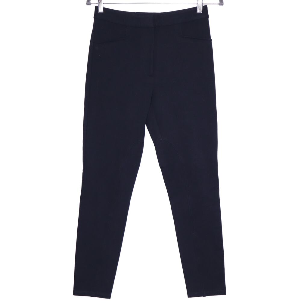 PEARL by Lela Rose Ponte Skinny Pants Black High Rise Stretch Casual Women's 4